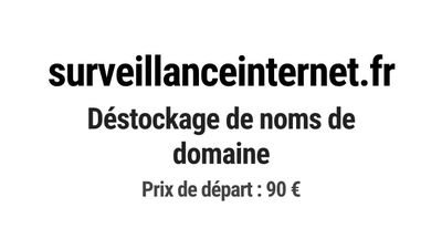 Nom de domaine surveillanceinternet.