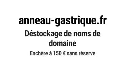 Nom de domaine anneau-gastrique.