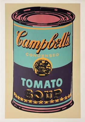 andy warhols, ' campbell ' s tomato soup, from the andy warhols collection of andy warhols