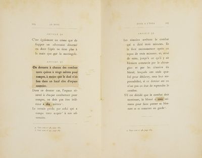 an open book with a page in the middle of it