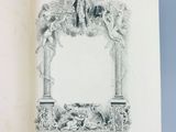 an open book with a drawing of a picture on it