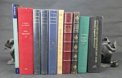 a bunch of books that are sitting on a table