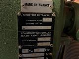 a machine that has a label on it