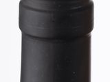 close up of a bottle of wine on a white background