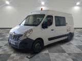 a white van that is parked in a room