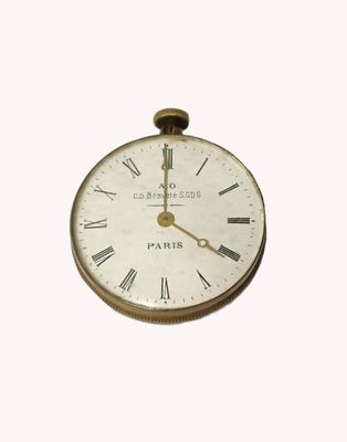 a clock with roman numerals on the face of it