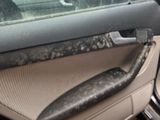 a car door handle with a black handlebar in it