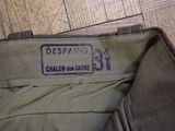 a close up of a label on a military jacket