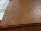 a picture of a table with a wooden top