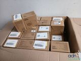 many boxes of electronic devices in a cardboard box