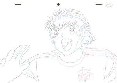 dessin représentant un homme qui a les mains levées devant son visage