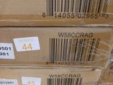 many boxes of packages stacked on top of each other