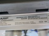 a close up of a dishwasher with a label on it