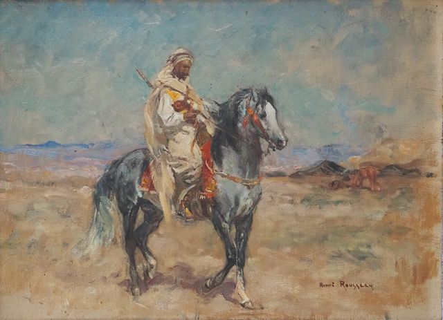 Henri Émilien ROUSSEAU (Le Caire 1875 - Aix en Provence 1933)
Cav...