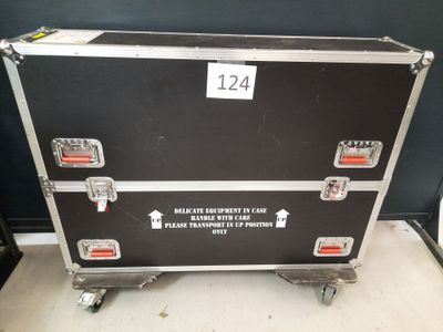 a black case that is sitting on top of a table