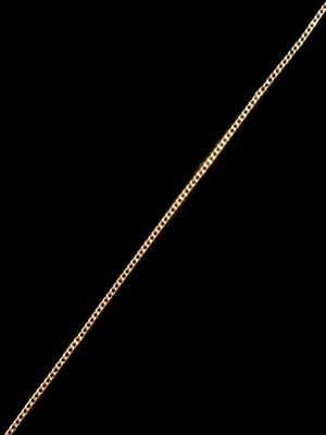 Chaine en or jaune 18k (poinçon tête d'aigle) à petites mail… - Photo 1