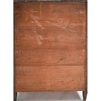 SECRETAIRE LOUIS XVI à abattant en placage de bois de rose, … (photo 6)