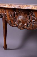 Paire de grandes consoles en chêne mouluré et sculpté à rich… (photo 5)