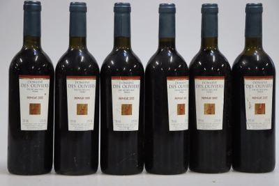 6 Bouteilles Domaine des Oliviers Primeur 2002 - Photo 1