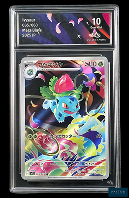 un gros plan d'une carte Pokémon dans un étui en plastique transparent