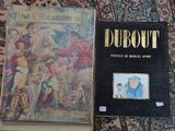 deux livres posés sur un tapis, par terre