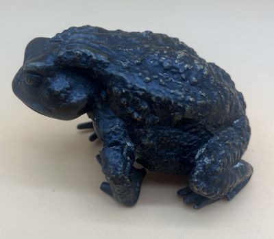 TRAVAIL Français début XXème siècle Le crapaud Bronze à pati…