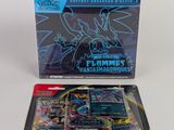 une boîte de cartes à collectionner Pokémon et un étui à cartes