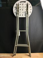 Tabouret pliant mange debout gris et blanc,sunnydays, défaut… (photo 4)