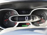 a close up of a car dashboard with a speedometer