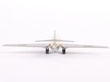a model of a plane on a white surface