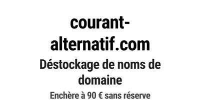 Nom de domaine courant-alternatif.