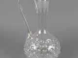 an image of a clear glass vase with bubbles