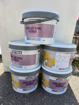 Lot de 5 seaux de colle COTEKA Carrelage Mural Intérieur – 1…