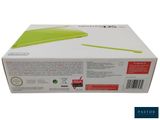 a box of yellow toner cartridges for hp laser printers