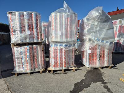 Lot d'environ 160ml isolant Rockwool 800 Forme : coquilles i…