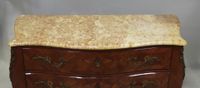 Commode en bois, placage et marqueterie ouvrant par trois ti… (photo 2)