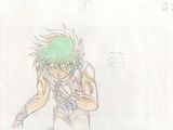 dessin représentant un homme aux cheveux verts et portant une cravate, qui se couvre le visage de ses mains