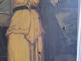 a painting of a woman in a yellow dress