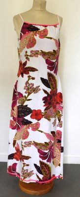 Christian LACROIX bazar, robe longue à bretelles en coton im…