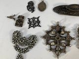 a lot of metal items that are on a table