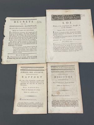4 documents révolutionnaires concernant le département du Lo…