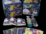 une boîte de cartes Pokémon et un étui de pièces