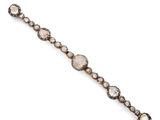 a diamond and gold bracelet, by van cleef