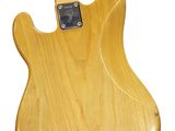 a close up of an electric guitar on a white background