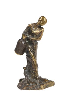 Jules DALOU (1838-1902) "La laitière" - Photo 1