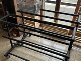 a picture of a rack with a basket on top of it