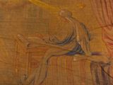an image of a painting of a man sitting on a chair
