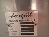 a label on the side of a stainless steel refrigerator