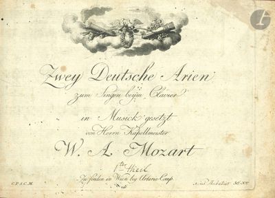 une vieille carte postale sur laquelle figurent deux oiseaux
