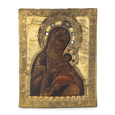 une icône représentant la Vierge Marie et l'Enfant Jésus